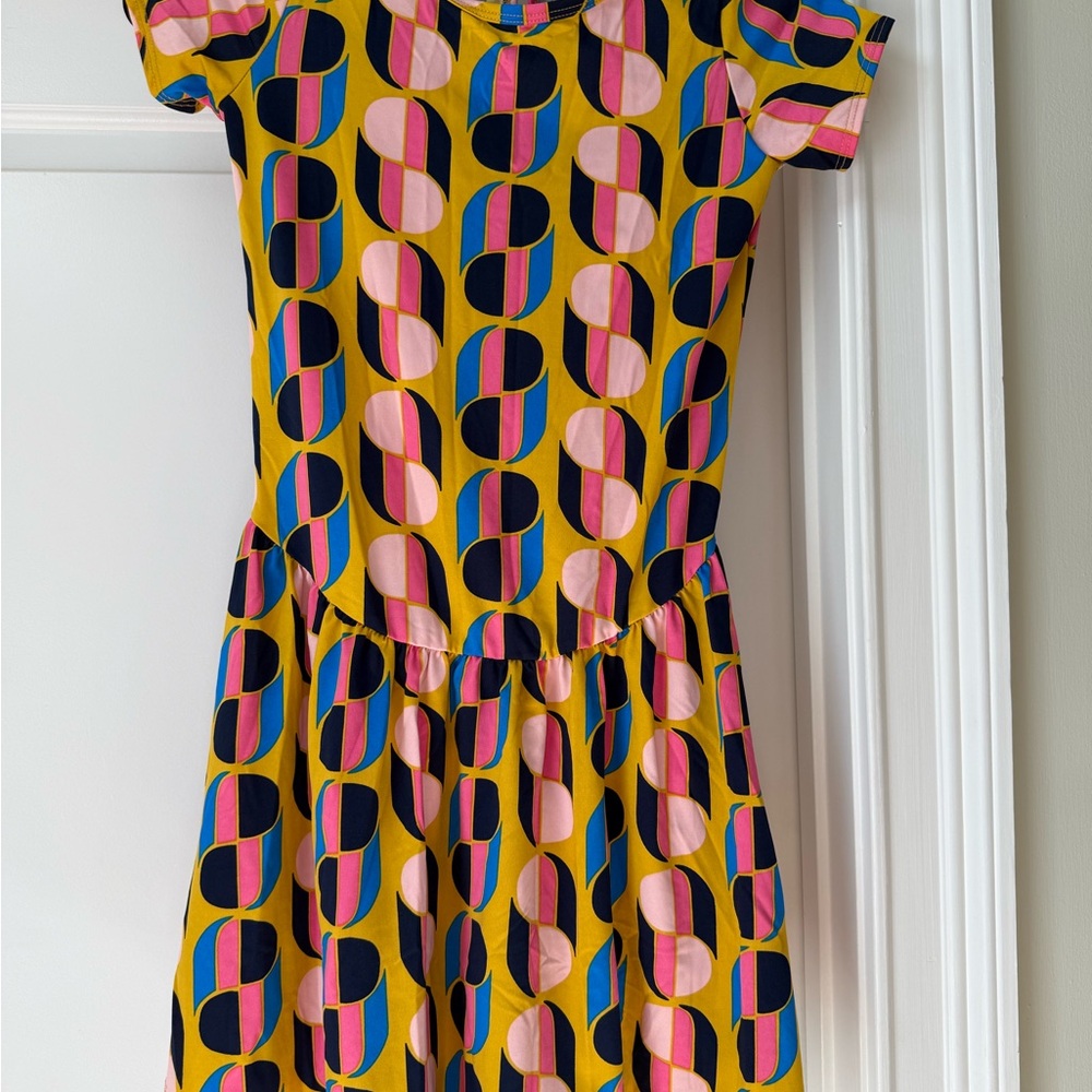 Dot Dot Smile Vibrant Patterned Kids Dress